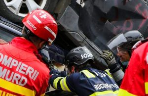 Mașină răsturnată între Pitești și Băbana. Șoferul era sub influența alcoolului Foto: (descriptiv) ISU Ilfov