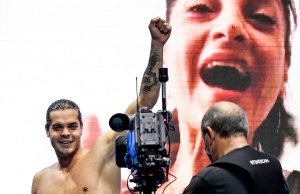 UPDATE Aur pentru Robert Glință! Imaginea mamei sale, proiectată pe ecranul Duna Arena din Budapesta