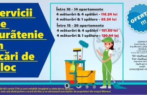 S.E.d.C. Mioveni: Servicii de curățenie în scări de bloc