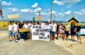 Modernizarea drumului județean 503 din Argeș nu a început deși sunt bani europeni disponibili încă din 2019 / Localnicii au ieșit în stradă