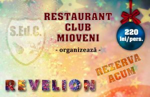 Restaurant Club Mioveni organizează Revelion 2022. Vezi oferta!