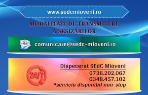 SEdC Mioveni: Modalități de transmitere a sesizărilor