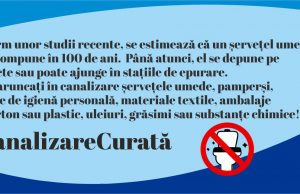 Șervețelul umed, dușmanul canalizării