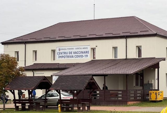 Centrul de Vaccinare Racovița. Foto: Primăria Mioveni