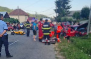 Un motociclist în vârstă de 18 ani a murit după impactul cu o mașină condusă de un tânăr de 19 ani Foto: IPJ Arges