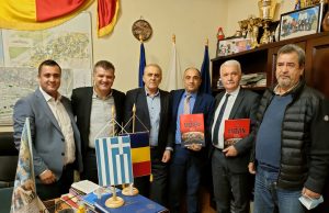 O delegație oficială din municipialitatea Meteora, Grecia, la Mioveni. Acordul de cooperare cadru pe care oaspeții greci îl doresc cu orașul Mioveni Foto Facebook Georgescu Ion