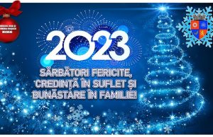 Mesajul transmis de Primăria Mioveni la început de an nou Primaria Mioveni Felicitare 2023 Sursă foto Facebook Primăria Orașului Mioveni