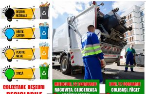 Mioveni: Program colectare deșeuri reciclabile și vegetale Program colectare deșeuri Mioveni Sursă foto Facebook Georgescu Ion