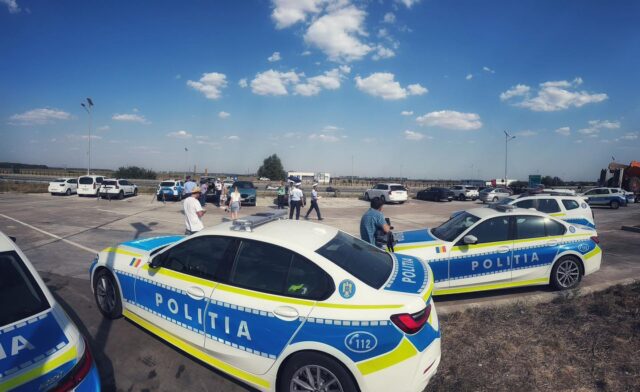 Mașini poliție BMW Sursă fot Facebook Poliția Română