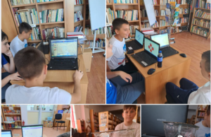 TOPOLOVENI: „Școala verde din viitor”. Activitatea clubului de codare este în toi la Biblioteca Orășenească