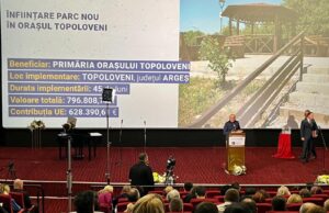 Primăria TOPOLOVENI, locul I la secțiunea Regenerare urbană, în cadrul galei „Regio, pașaport spre dezvoltare în Sud-Muntenia!”, cu un proiect apreciat de locuitorii orașului