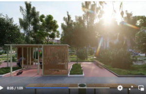 Cum va arăta noua față a orașului Topoloveni: un parc de 2800 mp, noi locuri de joacă, spații verzi atractive, parcări moderne