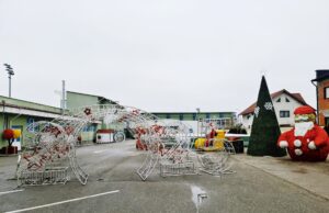 Feerie de lumini și culoare la Bradu. Primarul Dan Stroe: „Inaugurăm împreună patinoarul și aprindem iluminatul ornamental”