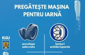 IGSU: Pentru cei care trebuie să plece la drum, prudența este esențială